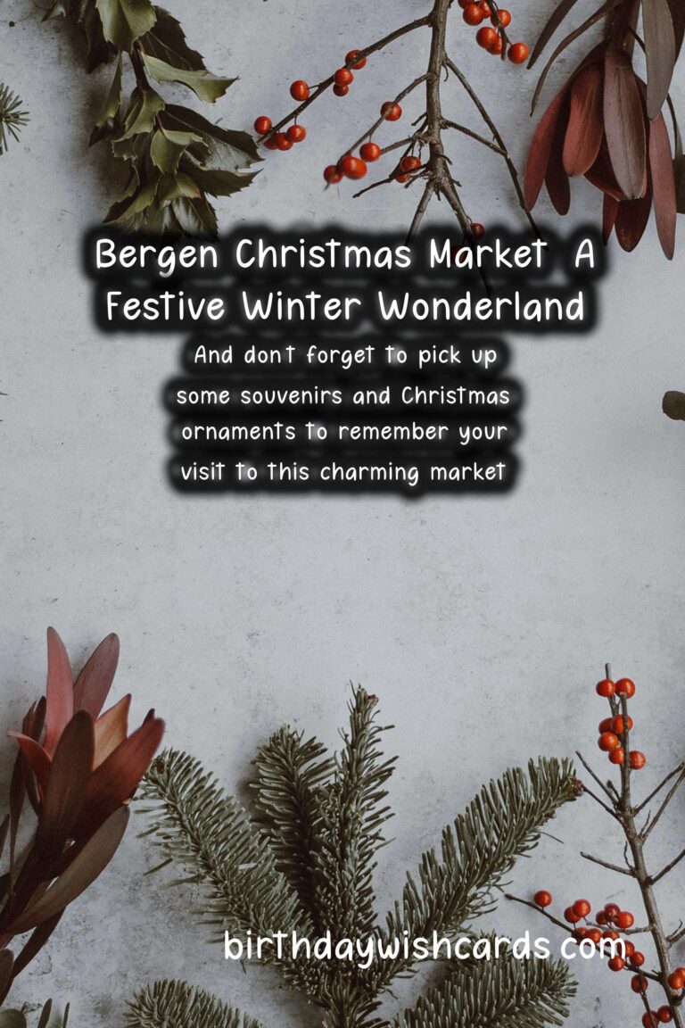 Bergen Christmas Market – December: A Festive Winter Wonderland