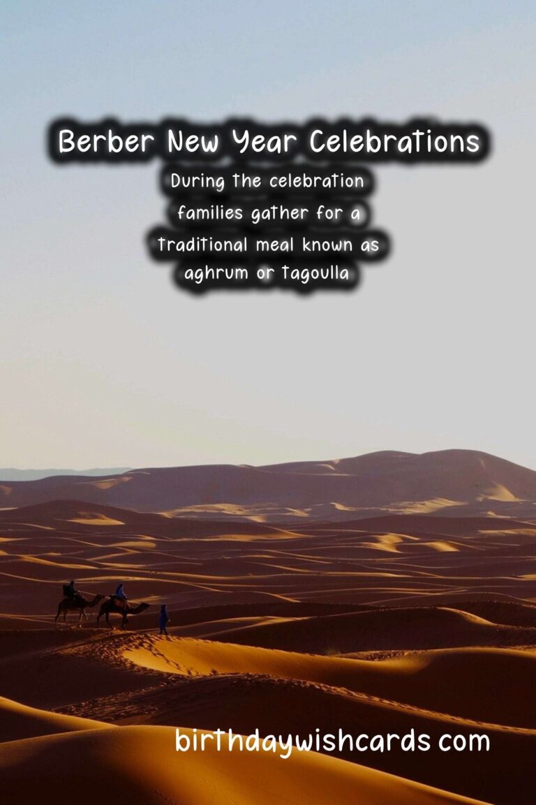 Celebrate Berber New Year (Yennayer) with Rich Cultural Traditions and Festivities