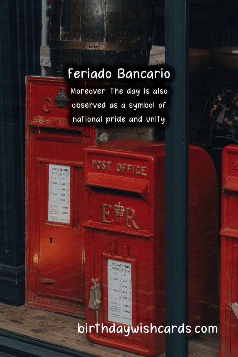 Celebrate Feriado Bancario (Bank Holiday) - September 5