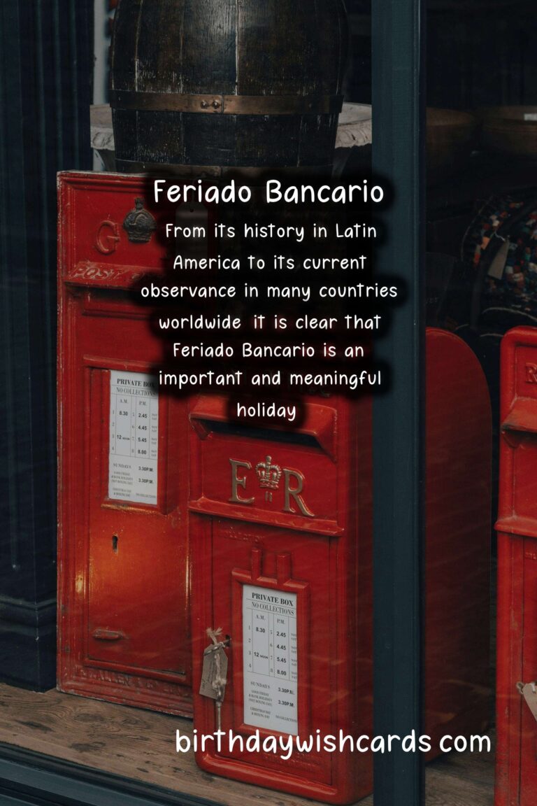 Celebrate Feriado Bancario (Bank Holiday) – September 5