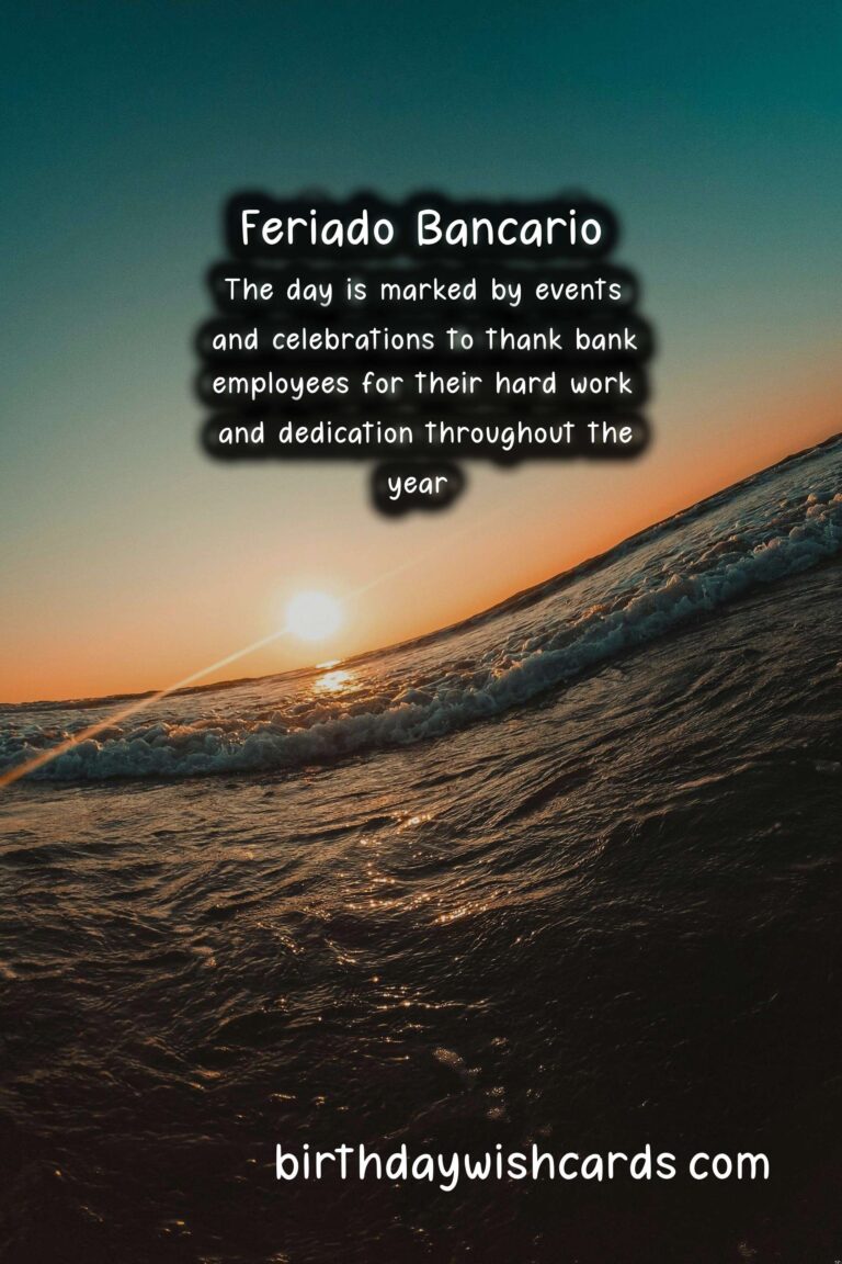 Celebrate Feriado Bancario (Bank Holiday) - September 5