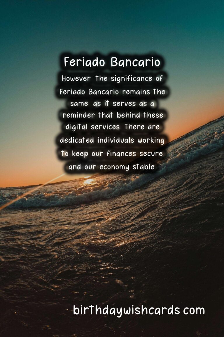 Celebrate Feriado Bancario (Bank Holiday) - September 5