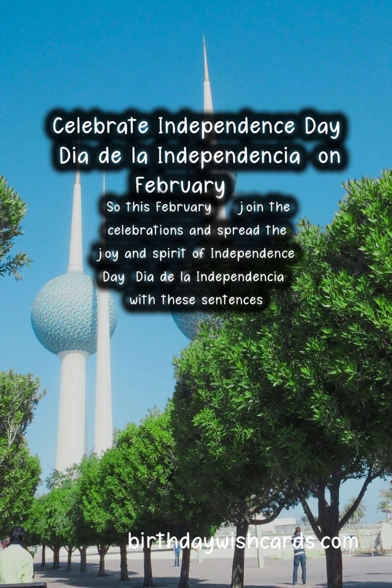 Celebrate Independence Day (Dia de la Independencia) on February 25 with these Sentences