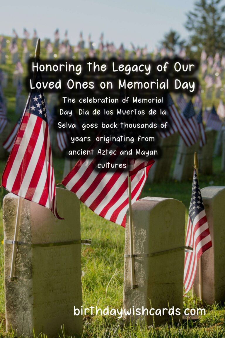 Celebrate Memorial Day (Dia de los Muertos de la Selva) on March 20 and Honor Your Loved Ones