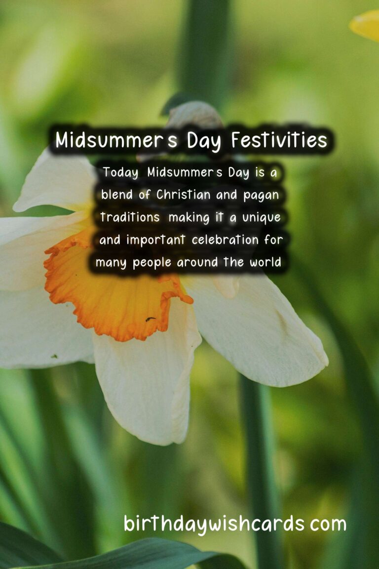 Celebrate Midsummer's Day - June 24th with Festive Traditions and Fun Activities