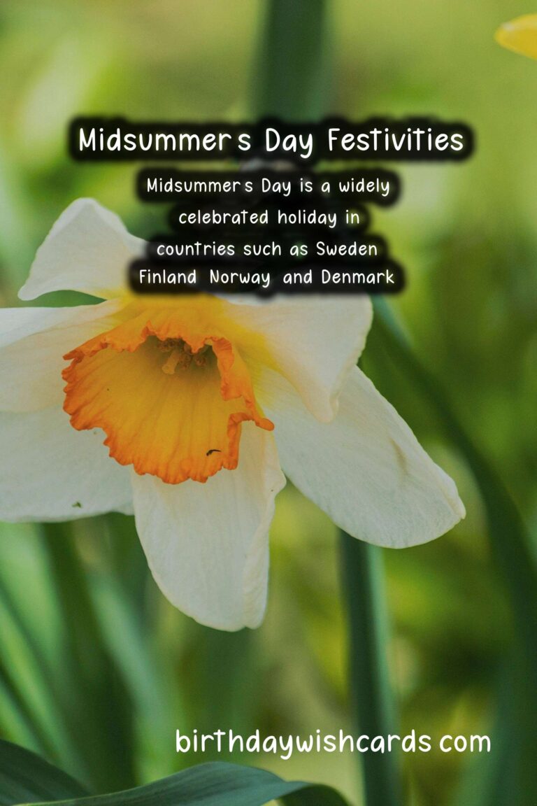 Celebrate Midsummer's Day - June 24th with Festive Traditions and Fun Activities
