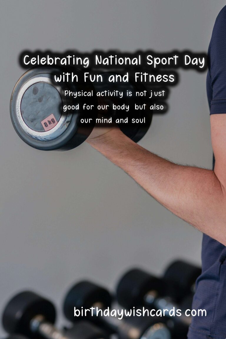 Celebrate National Sport Day – February 9 with Fun and Fitness
