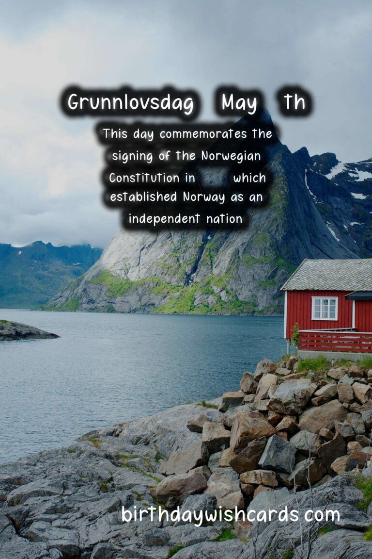 Celebrate Norway’s Constitution Day – Grunnlovsdag on May 17th