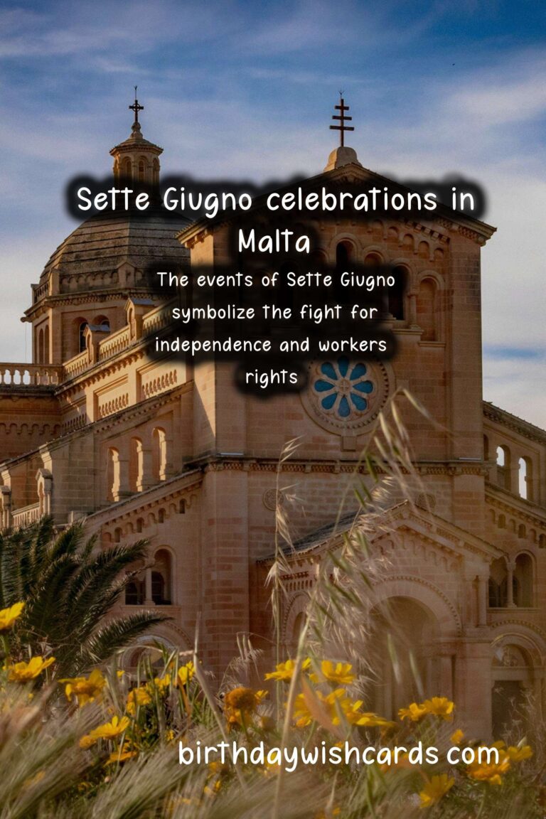 Celebrate Sette Giugno – Malta’s National Day on 7 June