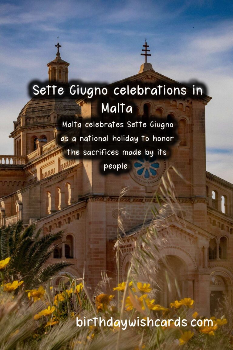 Celebrate Sette Giugno - Malta's National Day on 7 June