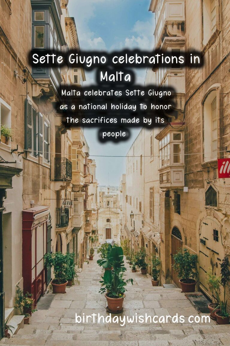 Celebrate Sette Giugno - Malta's National Day on 7 June