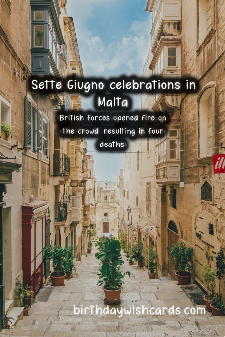 Celebrate Sette Giugno - Malta's National Day on 7 June