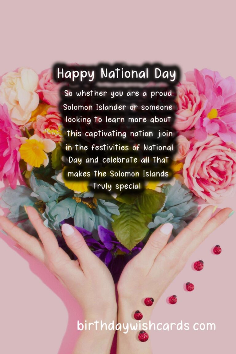 Celebrate Solomon Islands National Day: April 18th
