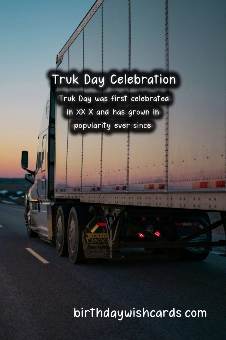 Celebrate Truk Day: A Day to Honor Truck Drivers (March 17)