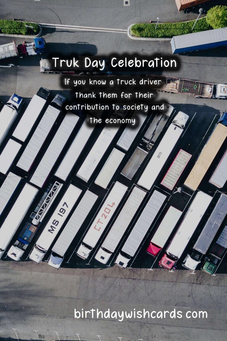 Celebrate Truk Day: A Day to Honor Truck Drivers (March 17)