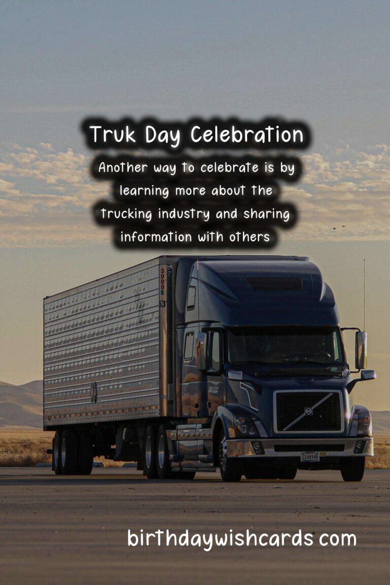 Celebrate Truk Day: A Day to Honor Truck Drivers (March 17)