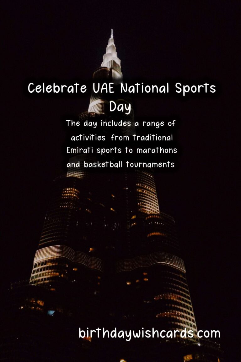 Celebrate UAE National Sports Day – March 7