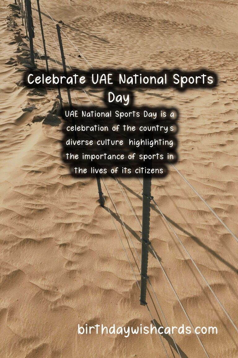 Celebrate UAE National Sports Day – March 7