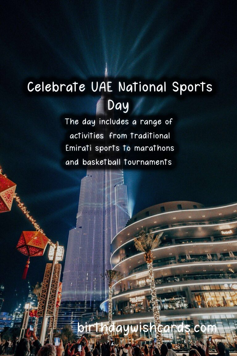 Celebrate UAE National Sports Day – March 7
