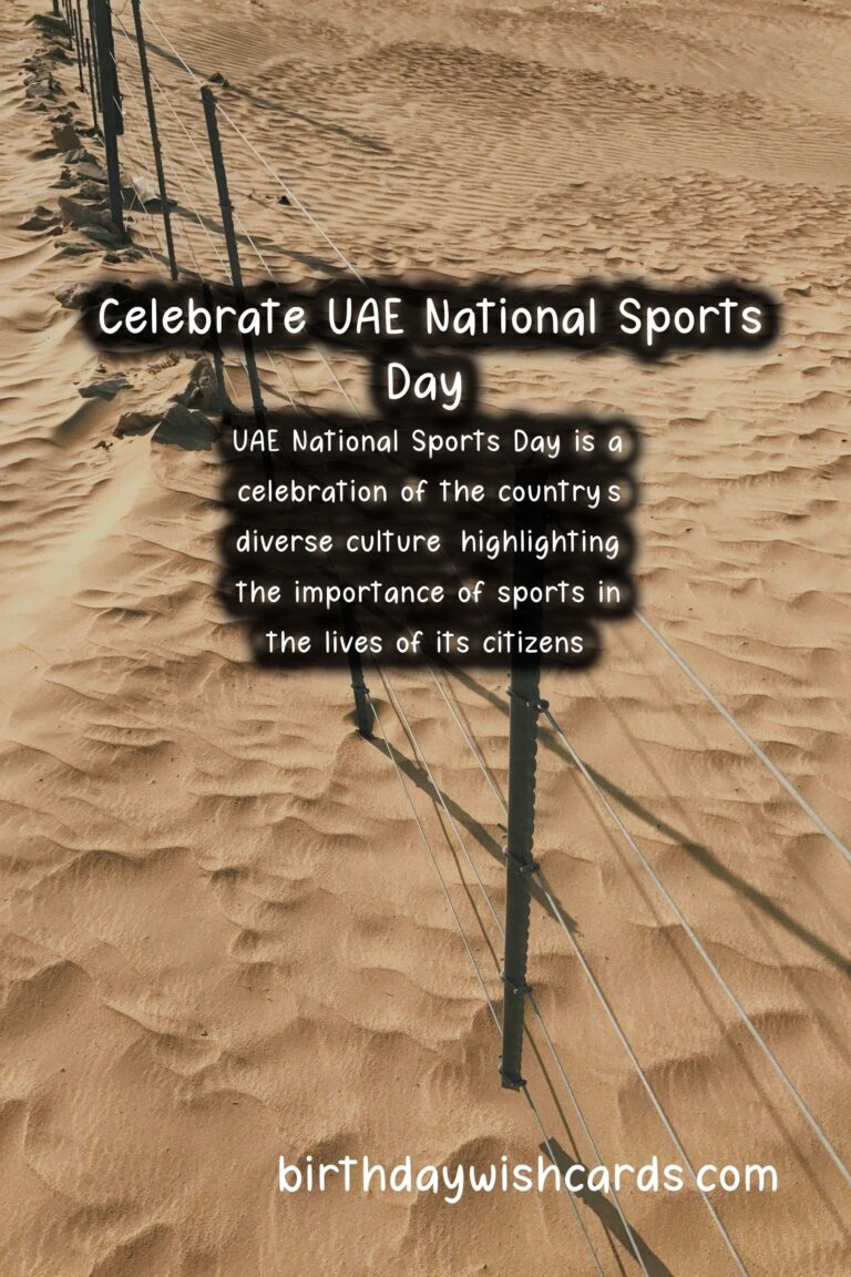 Celebrate UAE National Sports Day – March 7