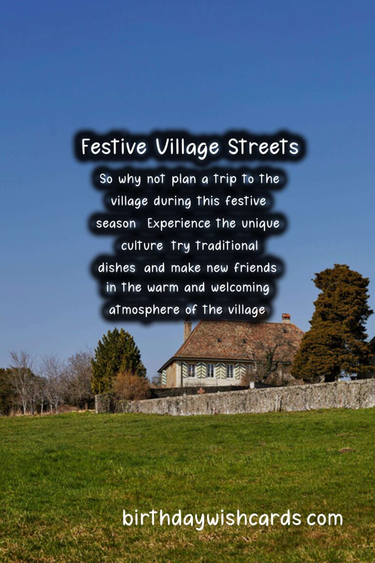 Celebrate Village Festa Season from June to September