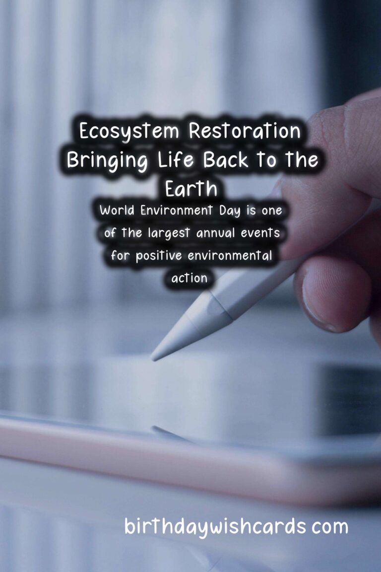 Celebrate World Environment Day on June 5th