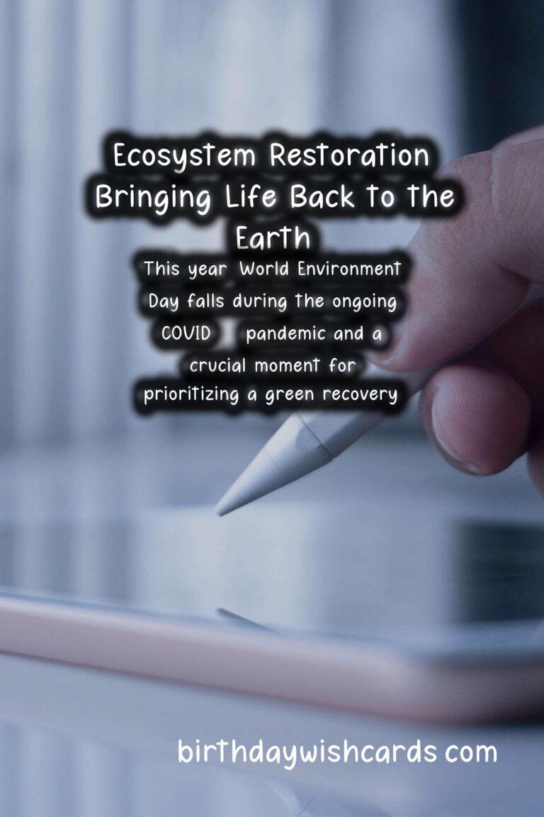 Celebrate World Environment Day on June 5th