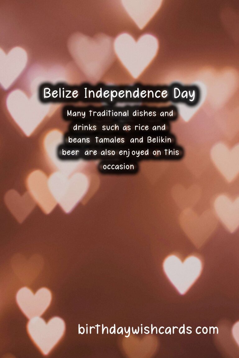 Celebrate the Independence day of Belize on September 18!