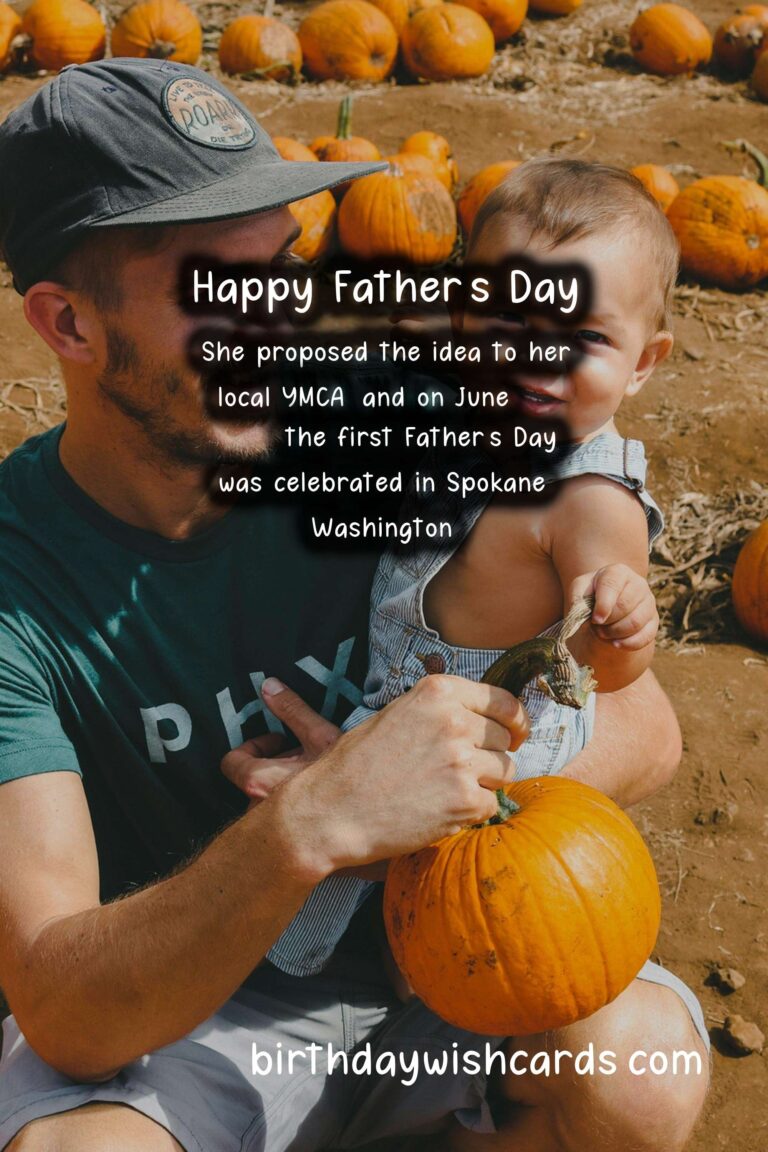 Celebrating Dads: Second Sunday in November - Father's Day
