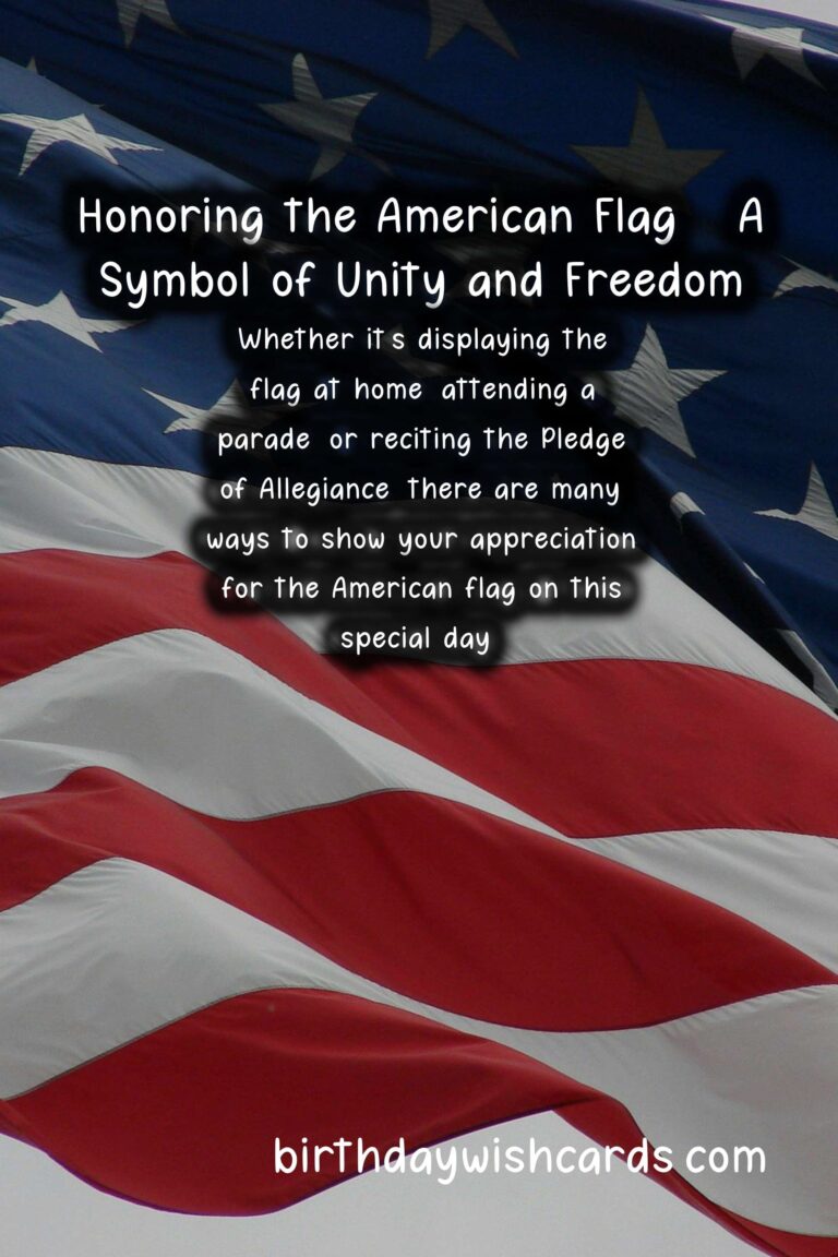 Celebrating Flag Day – Why November 3rd is a Special Day for Americans