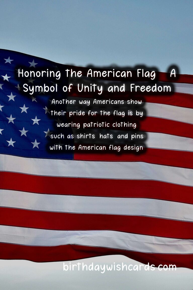 Celebrating Flag Day – Why November 3rd is a Special Day for Americans