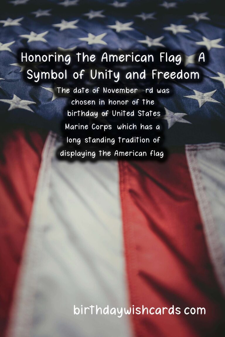 Celebrating Flag Day – Why November 3rd is a Special Day for Americans