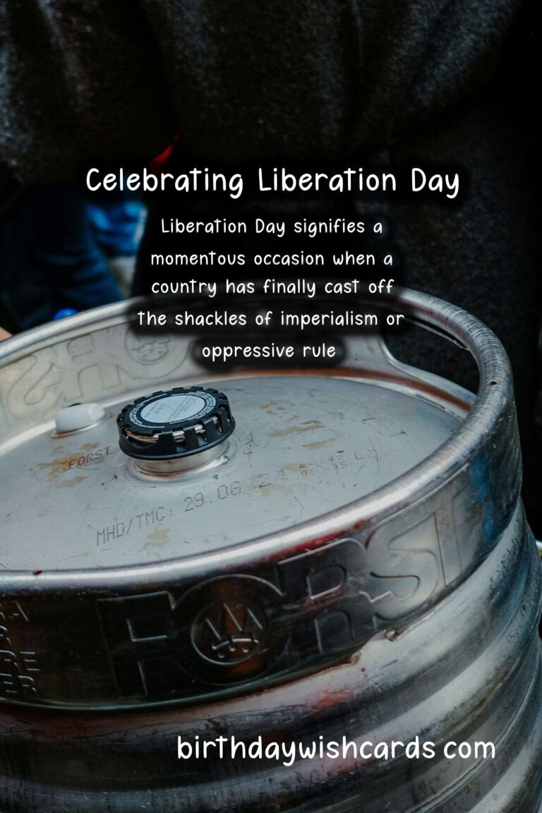 Celebrating Liberation Day: A Glorious Tribute to Freedom Fighters