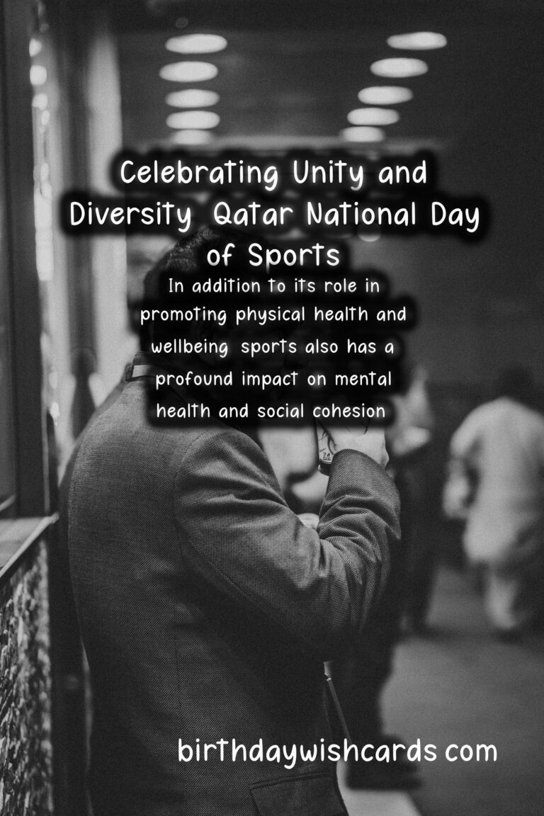 Celebrating Qatar National Day of Sports: A Day of Unity and Achievement