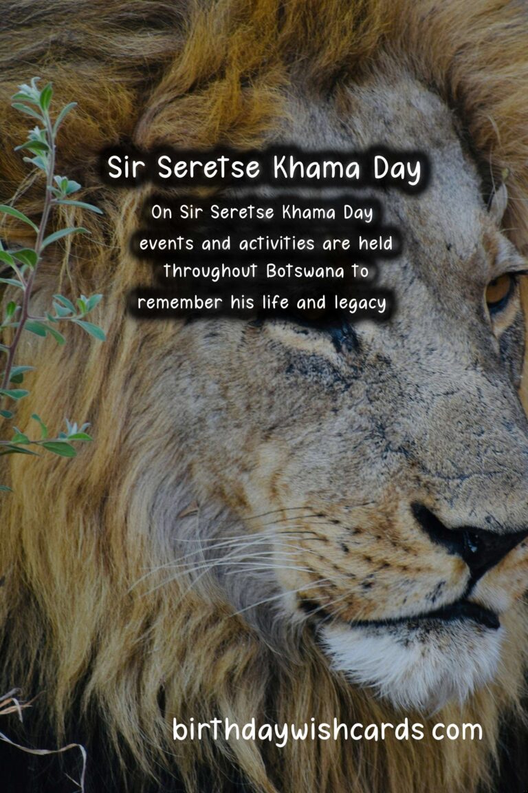 Celebrating Sir Seretse Khama Day – July 1