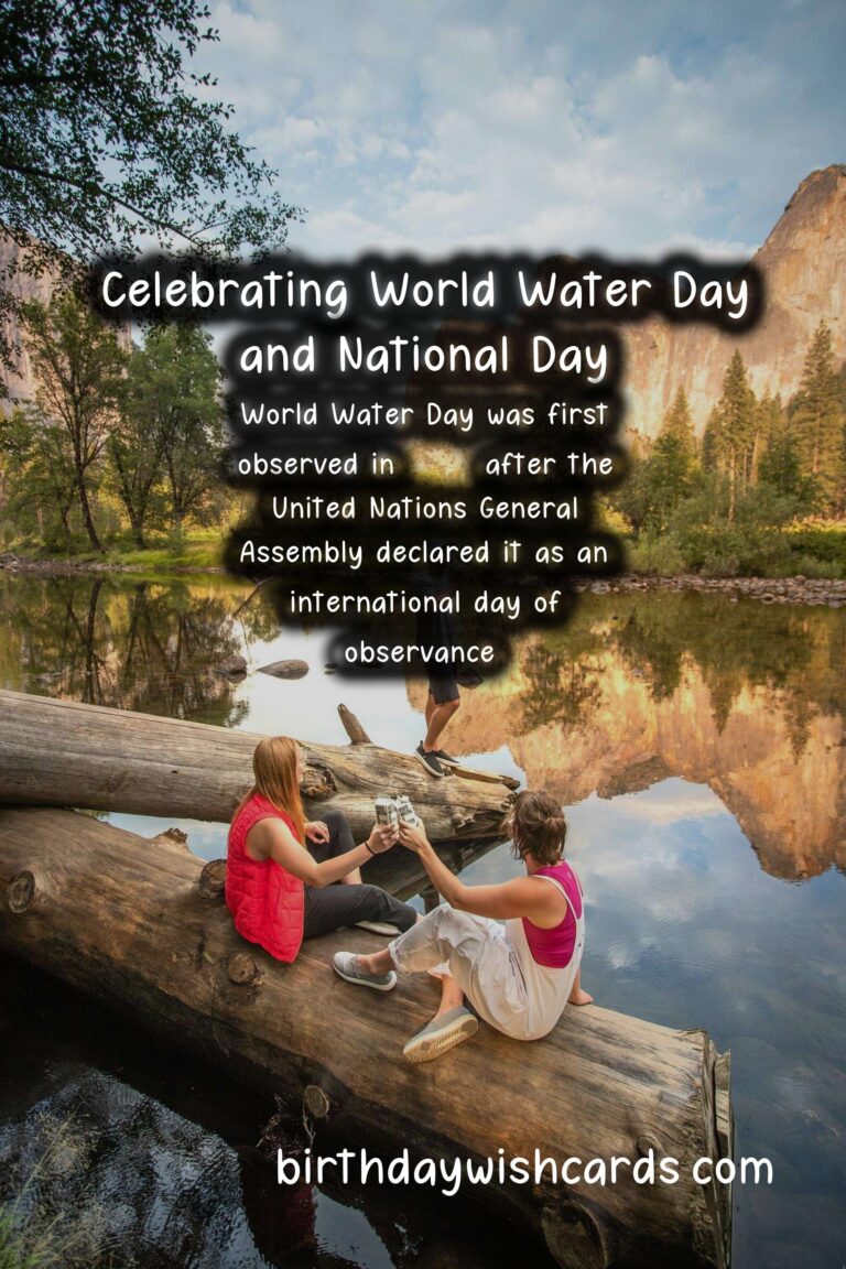 Celebrating World Water Day and National Day on December 18