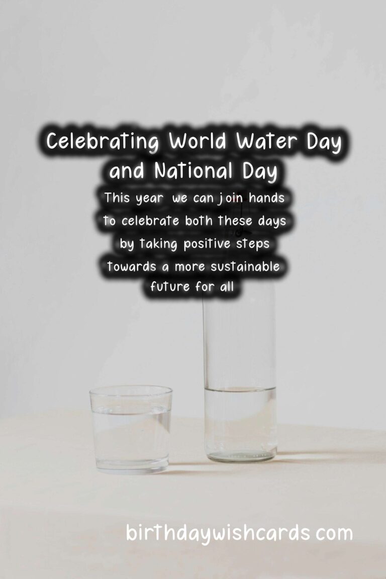 Celebrating World Water Day and National Day on December 18