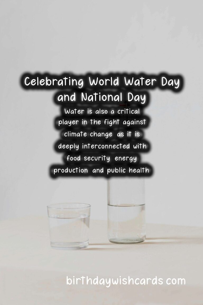 Celebrating World Water Day and National Day on December 18