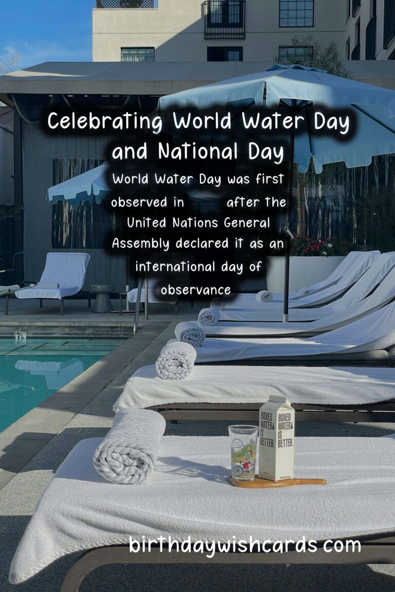 Celebrating World Water Day and National Day on December 18