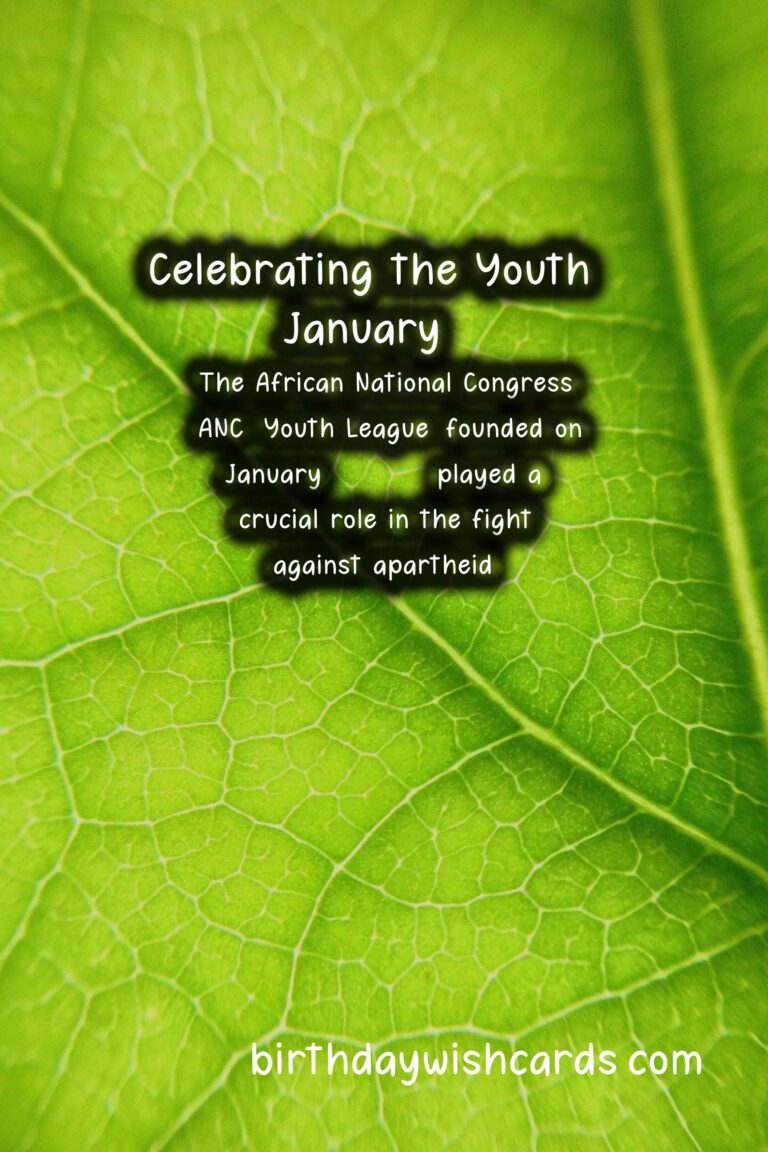 Celebrating Youth Day - January 9, A Tribute to the Young and Ambitious