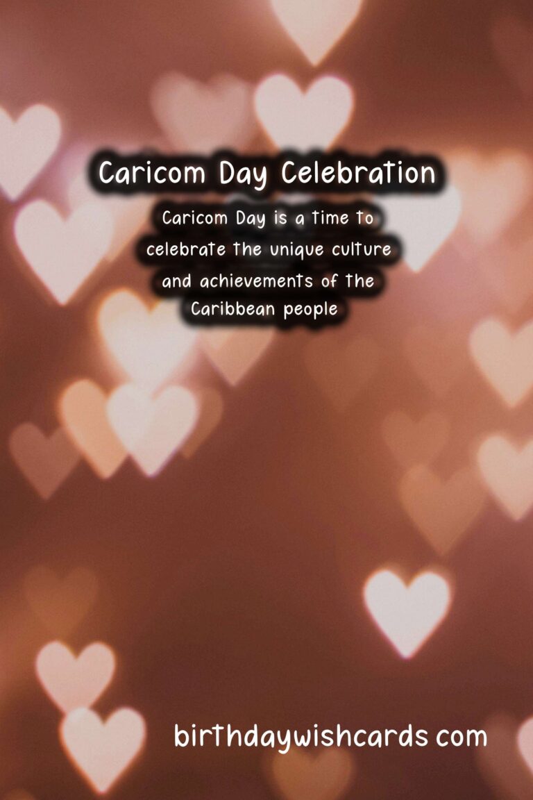 Celebrating the Founding of the Caribbean Community on Caricom Day