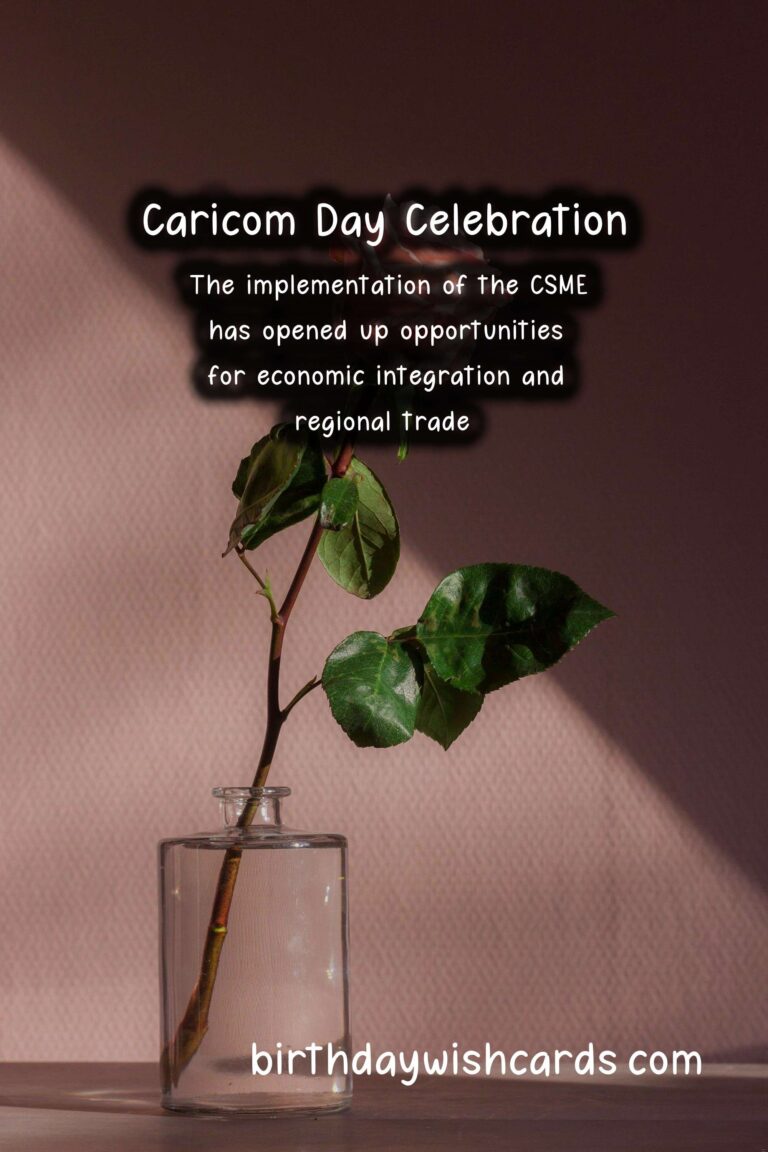 Celebrating the Founding of the Caribbean Community on Caricom Day