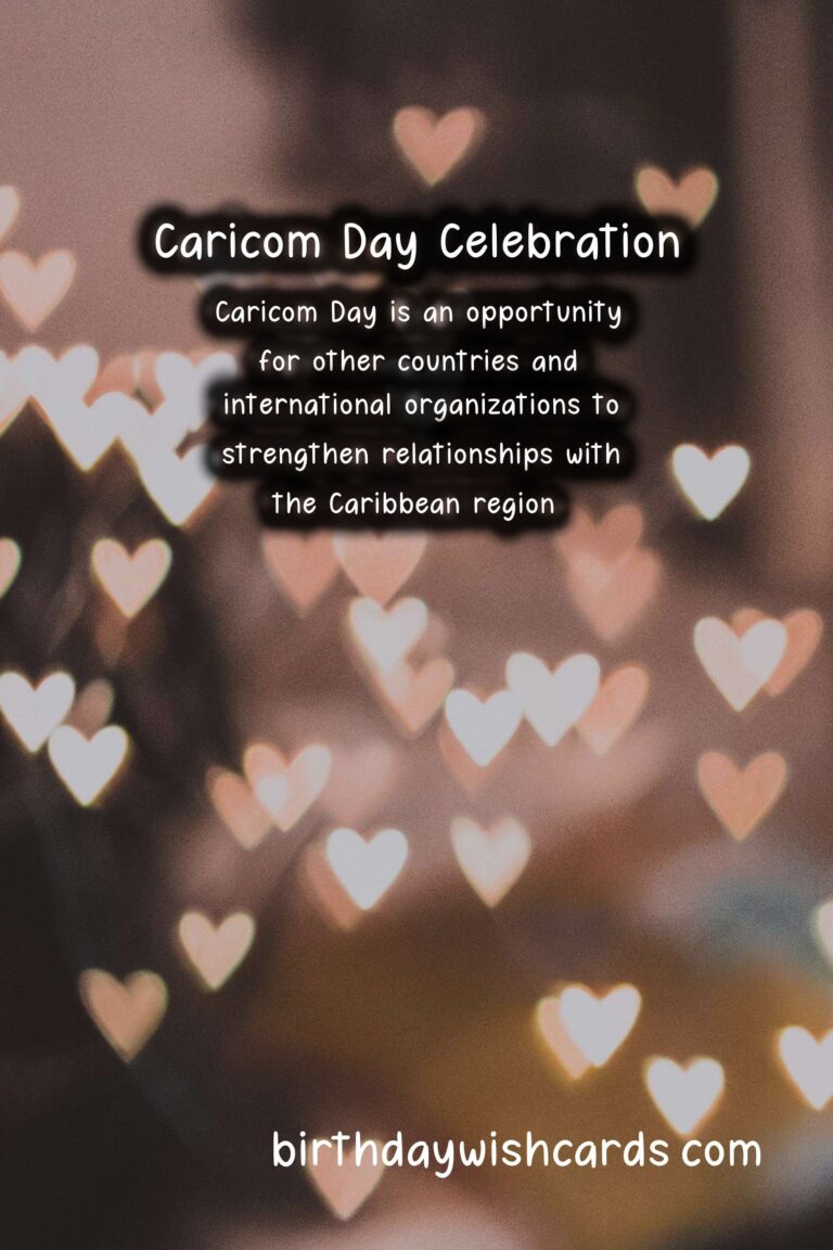 Celebrating the Founding of the Caribbean Community on Caricom Day
