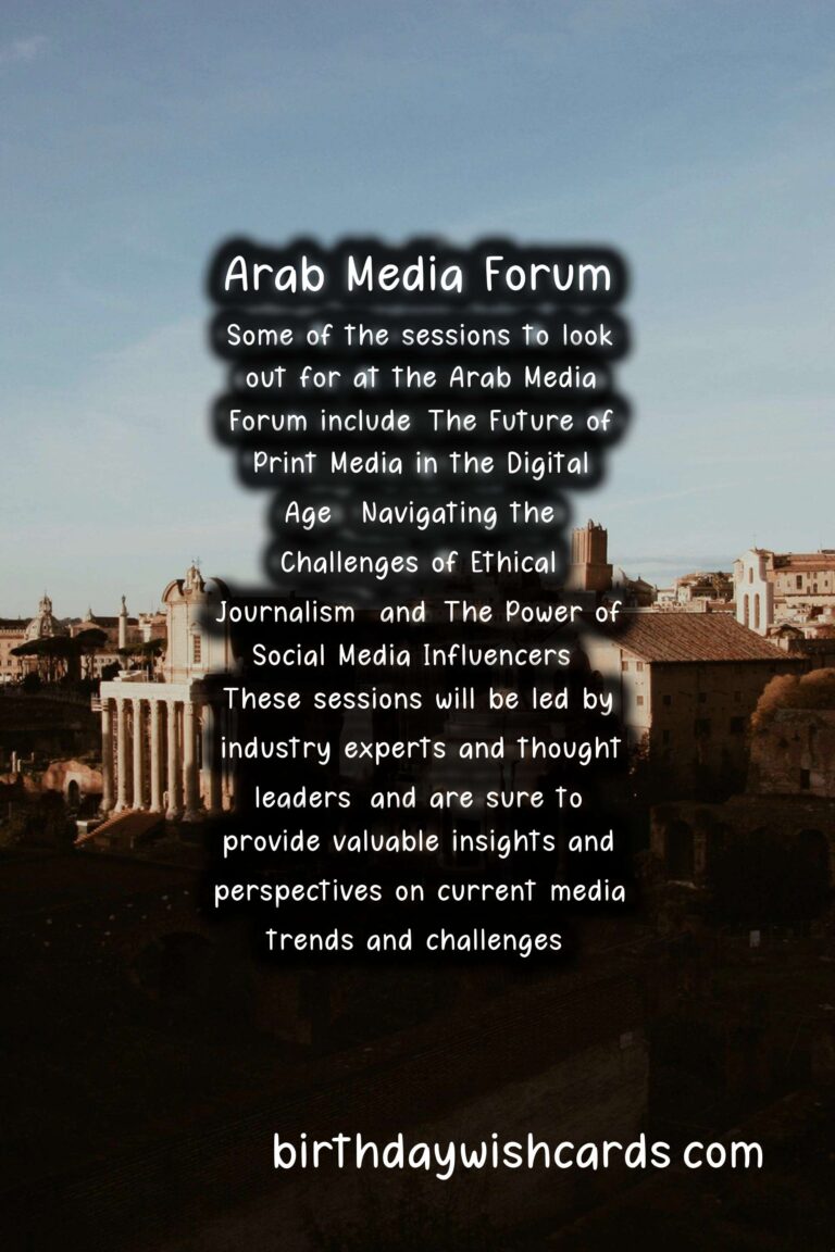 Discover the Latest Trends in Arab Media at the Arab Media Forum – March 17-18