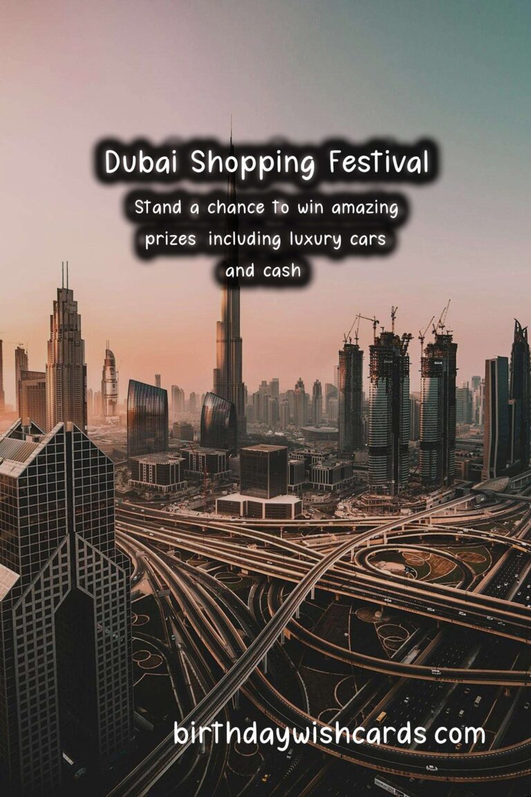 Discover the Magic of Dubai Shopping Festival – December 26 – February 1