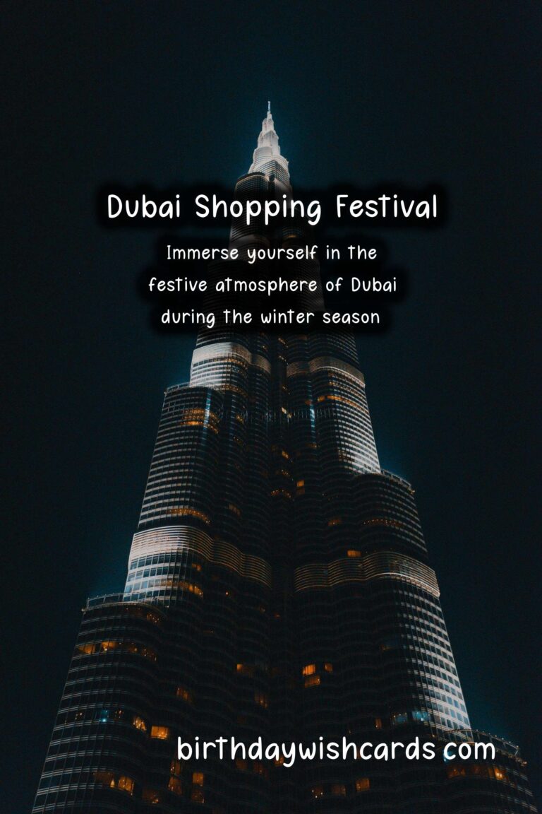 Discover the Magic of Dubai Shopping Festival – December 26 – February 1