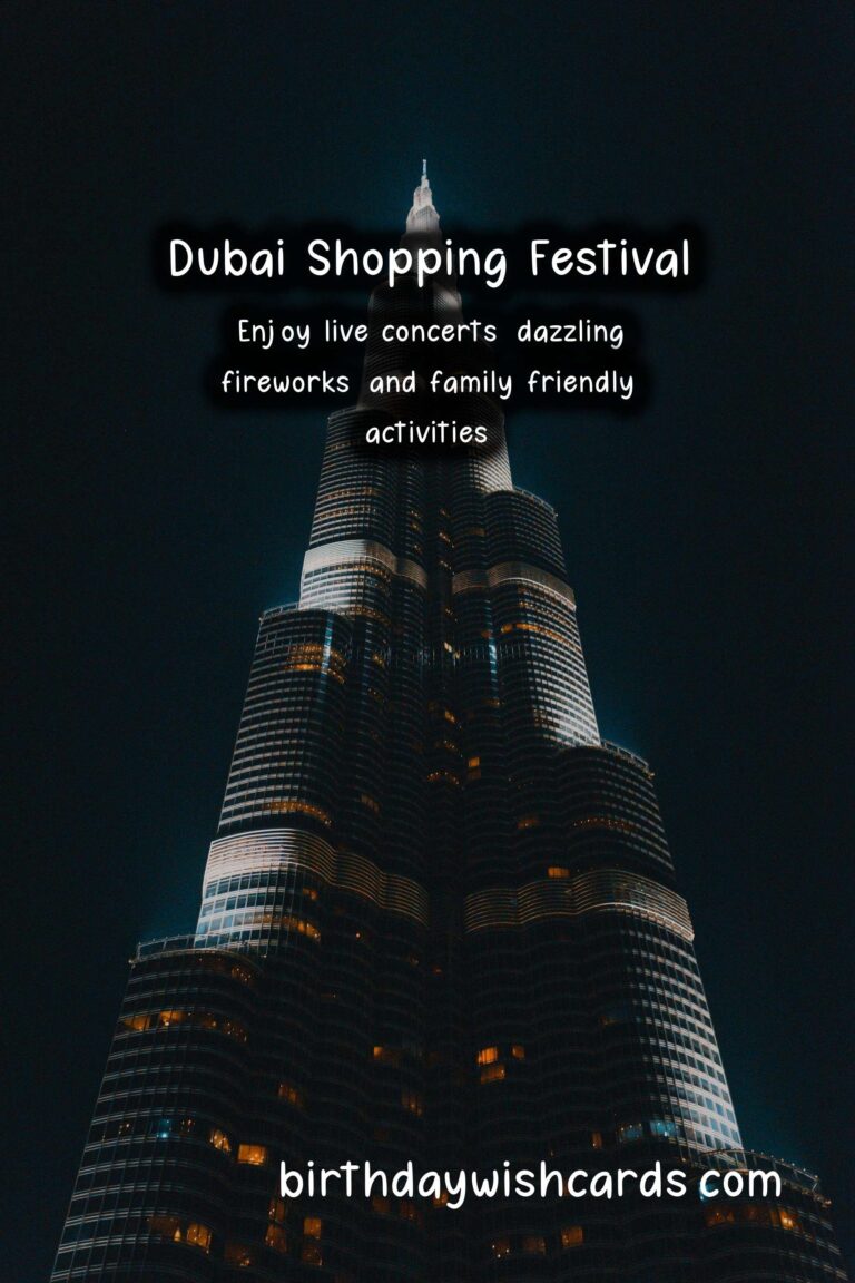 Discover the Magic of Dubai Shopping Festival – December 26 – February 1