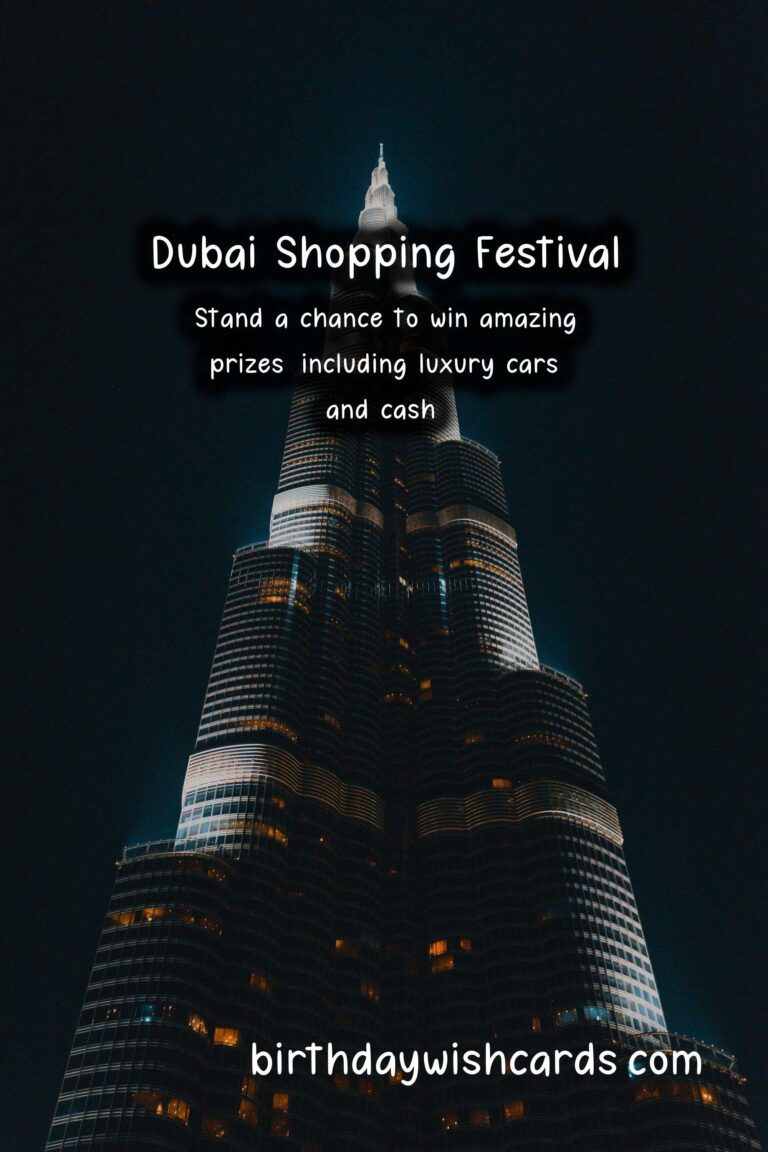 Discover the Magic of Dubai Shopping Festival – December 26 – February 1