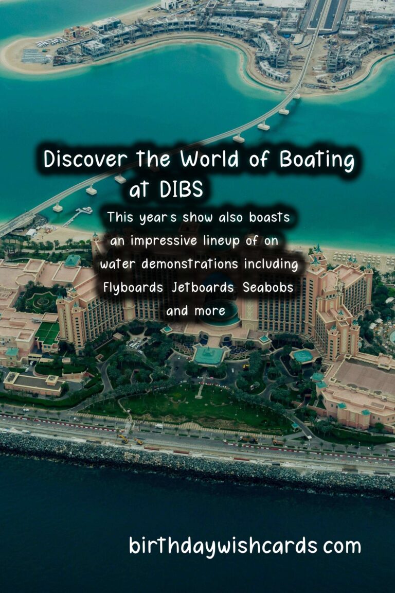Discover the Thrilling World of Boating at Dubai International Boat Show – March 10-14