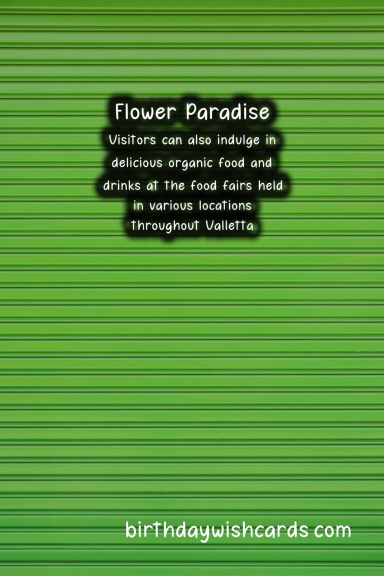 Experience Nature at its Finest: A Guide to Valletta Green Festival in April